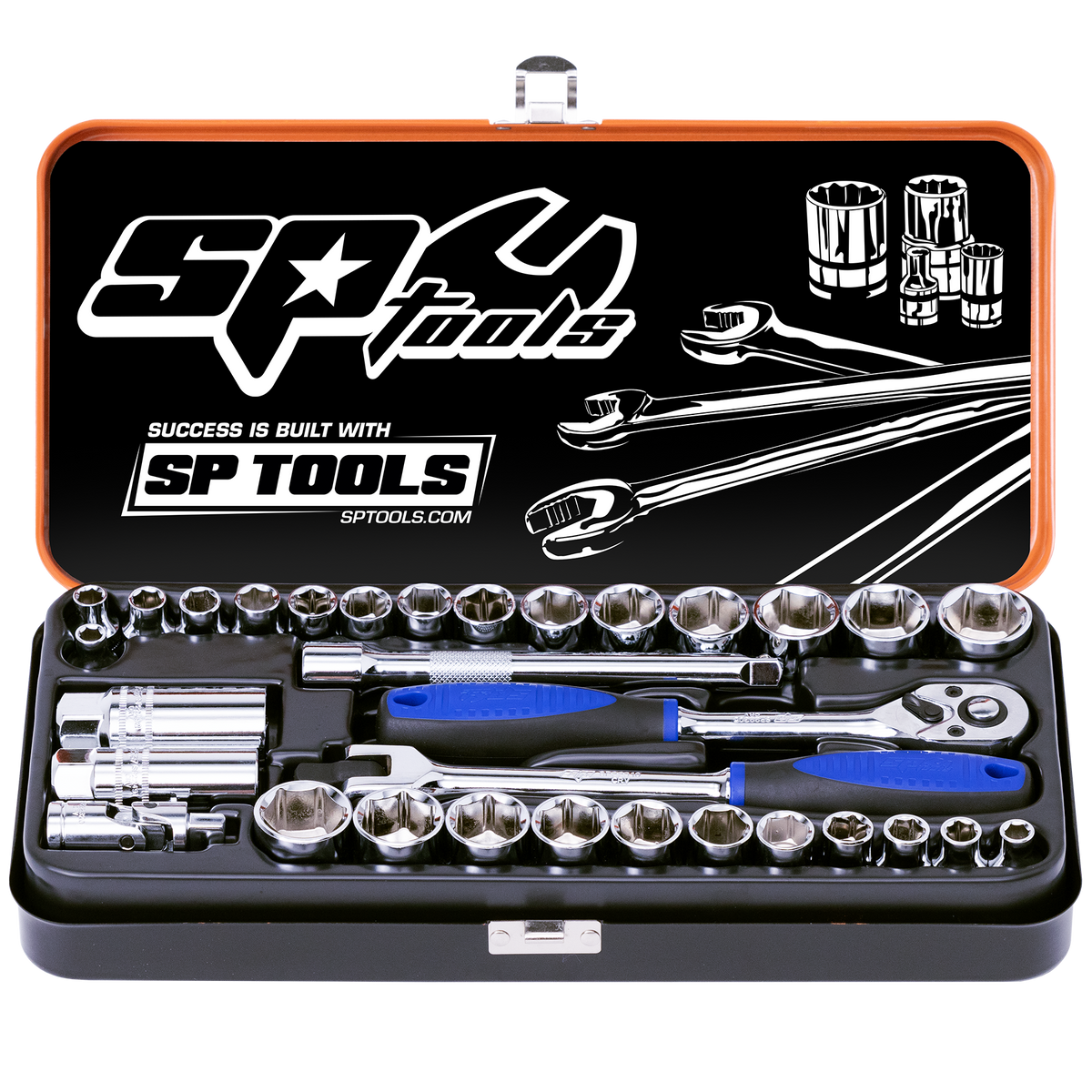 Socket Set - 3/8Dr 6Pt 32Pc Metric/Sae