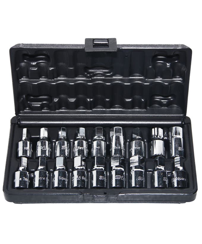 Engine Service - Oil DRain Plug Key Set 3/8" 18Pcs - SP20215
