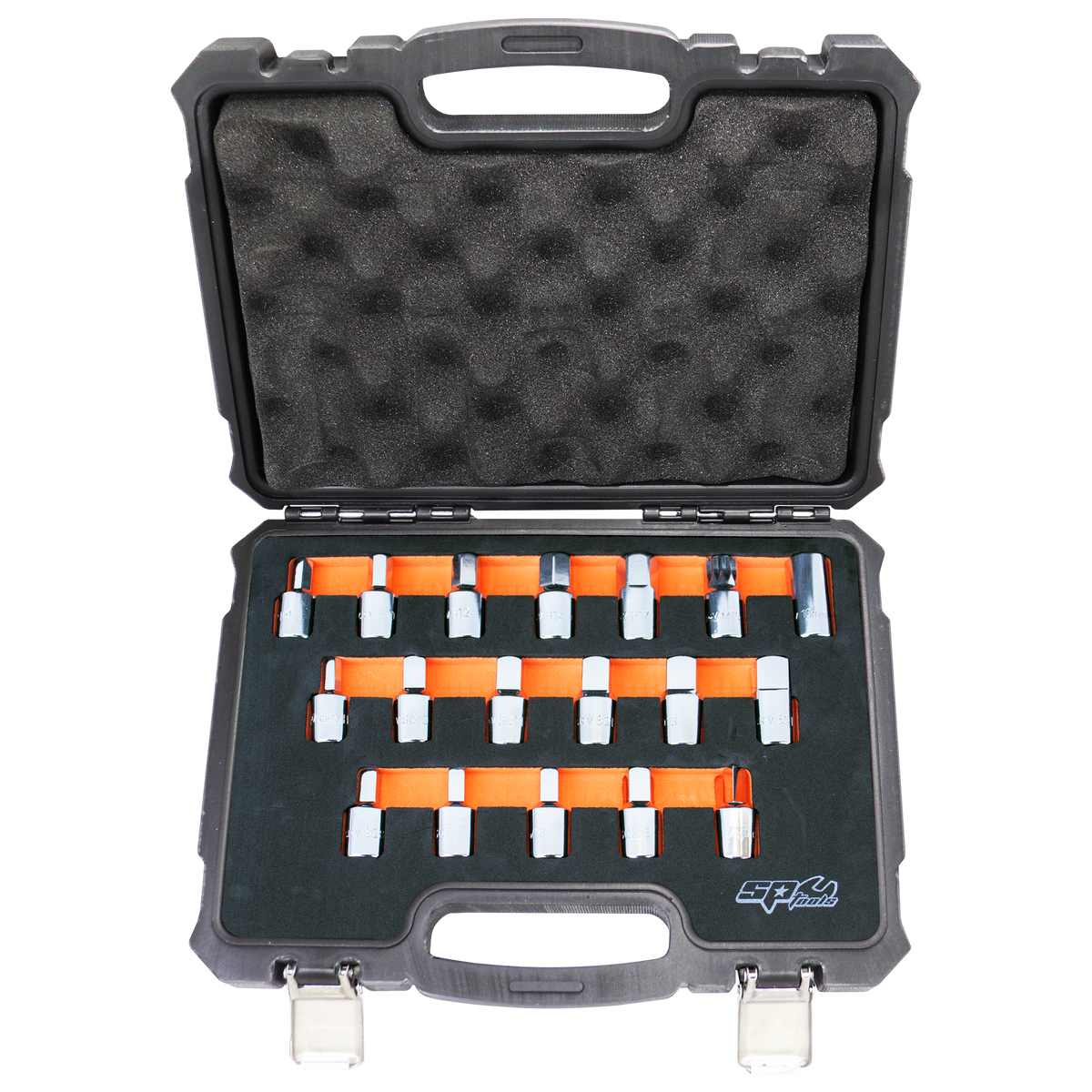 Engine Service - Oil Drain Plug Key Set 3/8" 18Pcs
