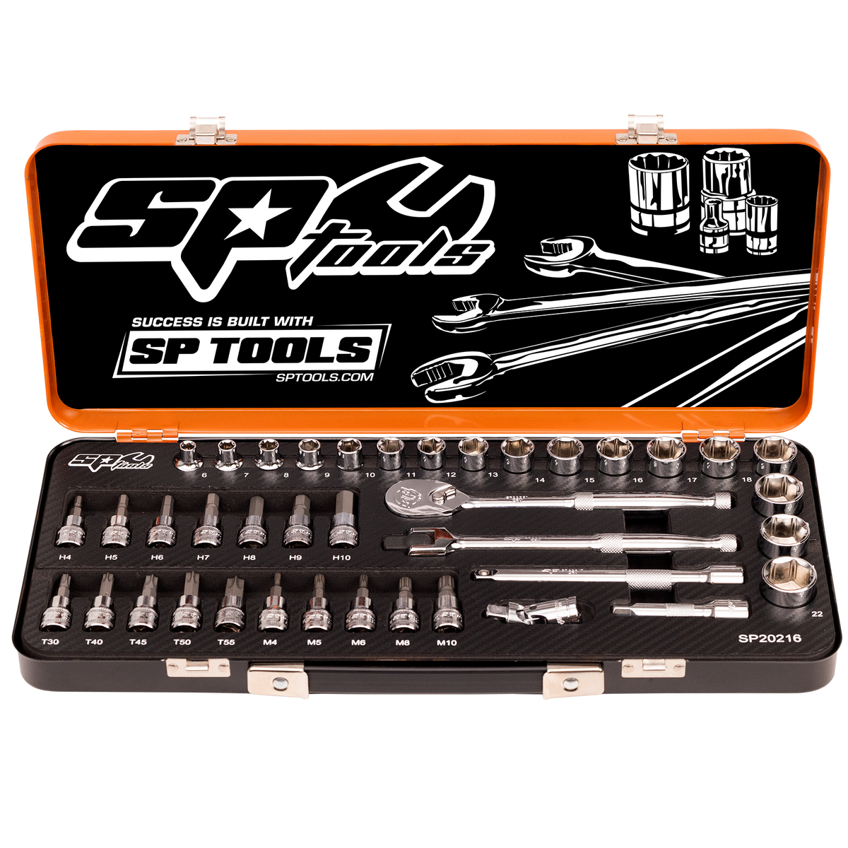 Socket Set - 3/8Dr 6Pt 39Pc Metric