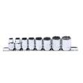 Socket Rail - 3/8Dr 12Pt 8Pc Sae