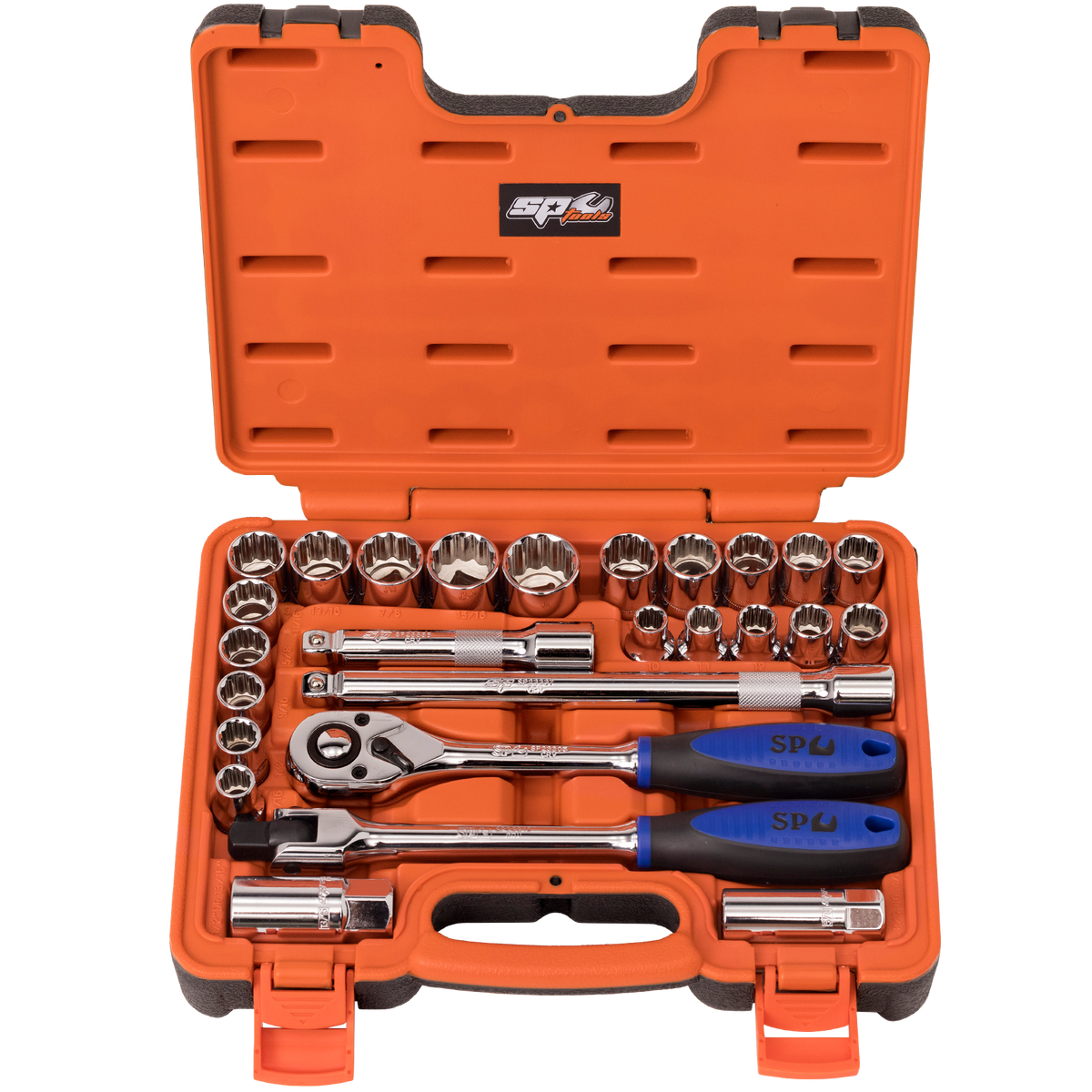 Socket Set - 1/2Dr 12Pt 26Pc Metric/Sae In X-Case