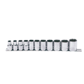 Socket Rail 1/2Dr 12Pt 11Pc Sae