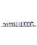 Socket Rail 1/2DR 6Pt 12Pc Metric - SP20332