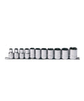 Socket Rail 1/2DR 6Pt 11Pc SAE - SP20333