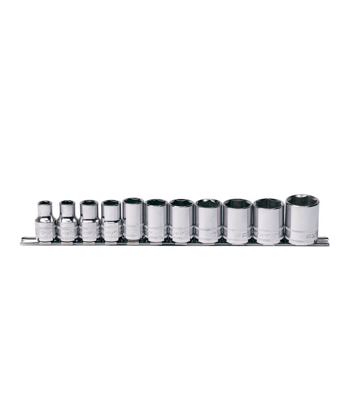 Socket Rail 1/2DR 6Pt 11Pc SAE - SP20333