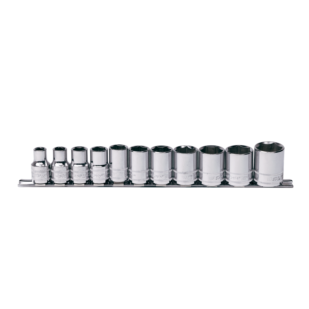 Socket Rail 1/2Dr 6Pt 11Pc Sae