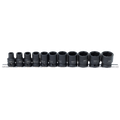 Socket Rail Impact 1/2Dr 6Pt 11Pc Sae