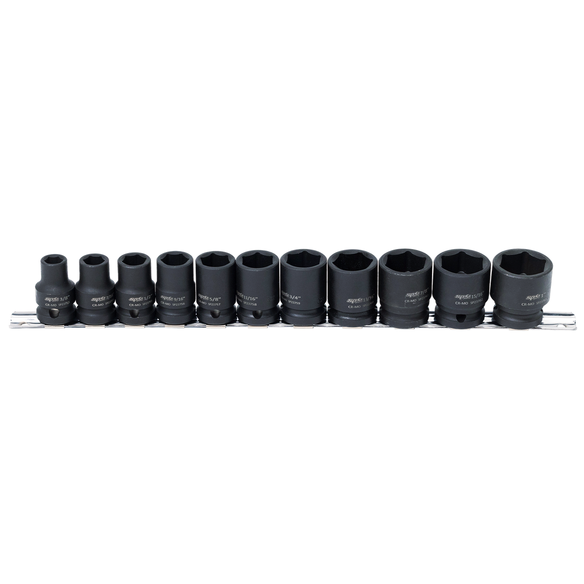 Socket Rail Impact 1/2Dr 6Pt 11Pc Sae