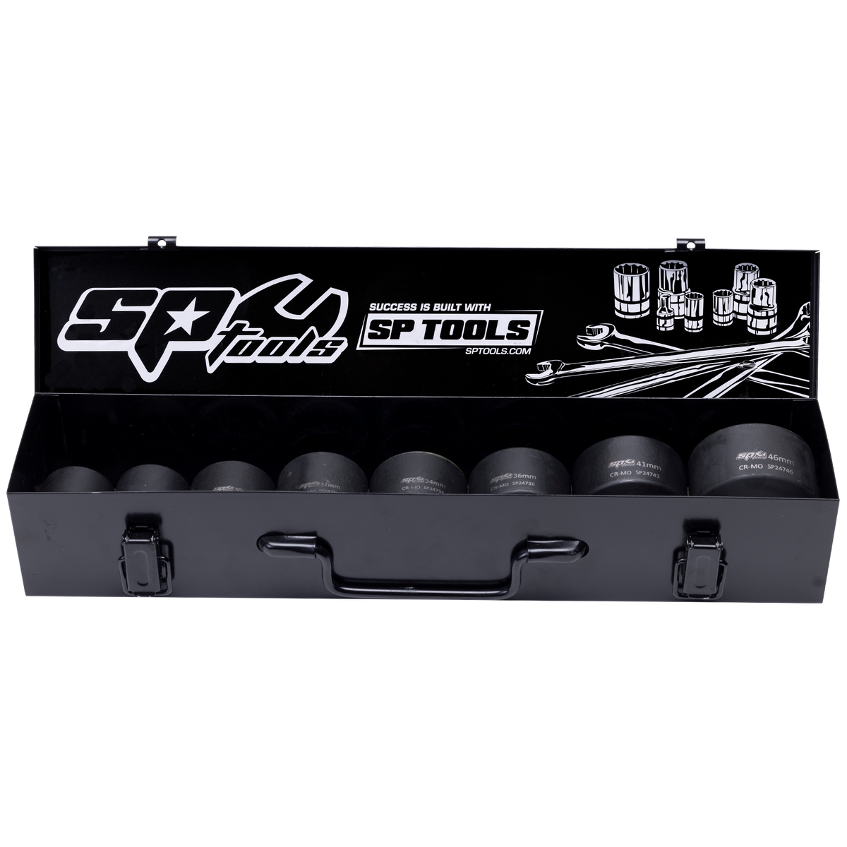 Socket Set Impact 3/4Dr 6Pt 8Pc Metric