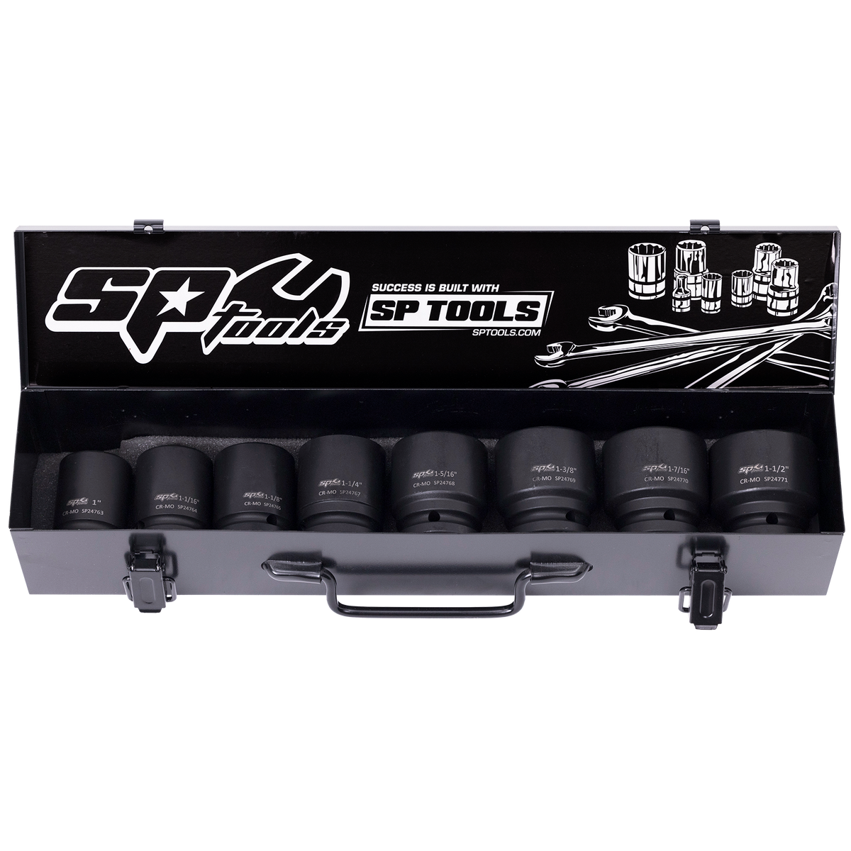 Socket Set Impact 3/4Dr 6Pt 8Pc Sae