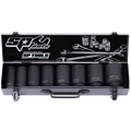 Socket Set Impact 3/4"Dr Deep 6Pt 8Pc Metric