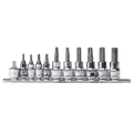 Socket Rail 1/4 & 3/8Dr Torx 11Pc
