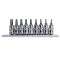 Socket Rail 1/4Dr Torx 9Pc  - L 37Mm