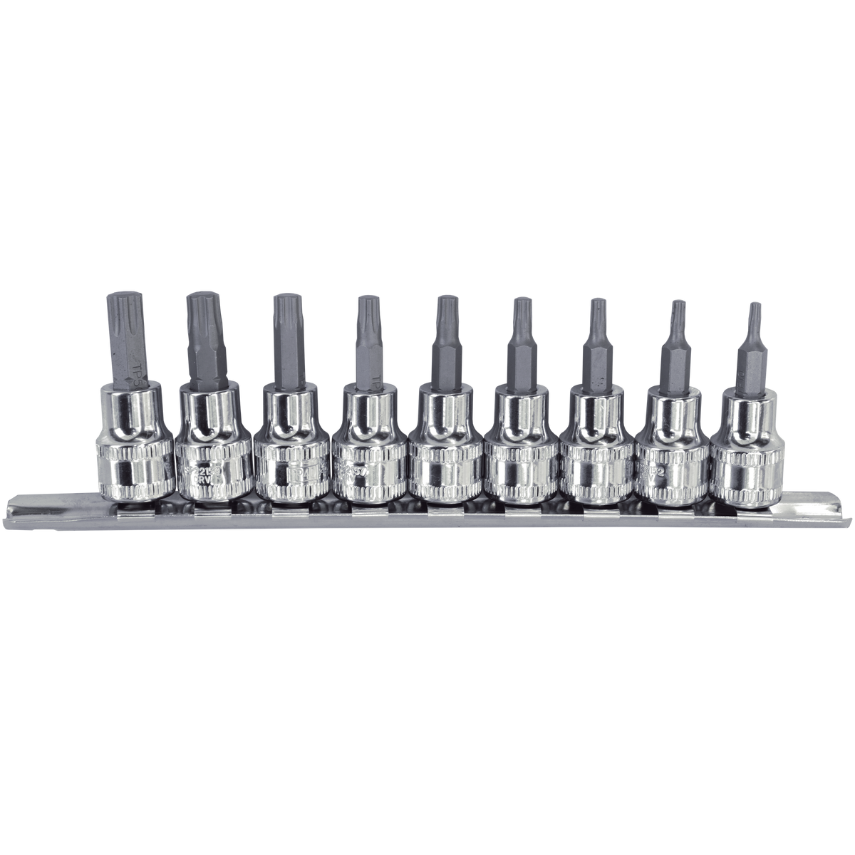 Socket Rail 3/8Dr Torx Plus 9Pc  - L 48Mm