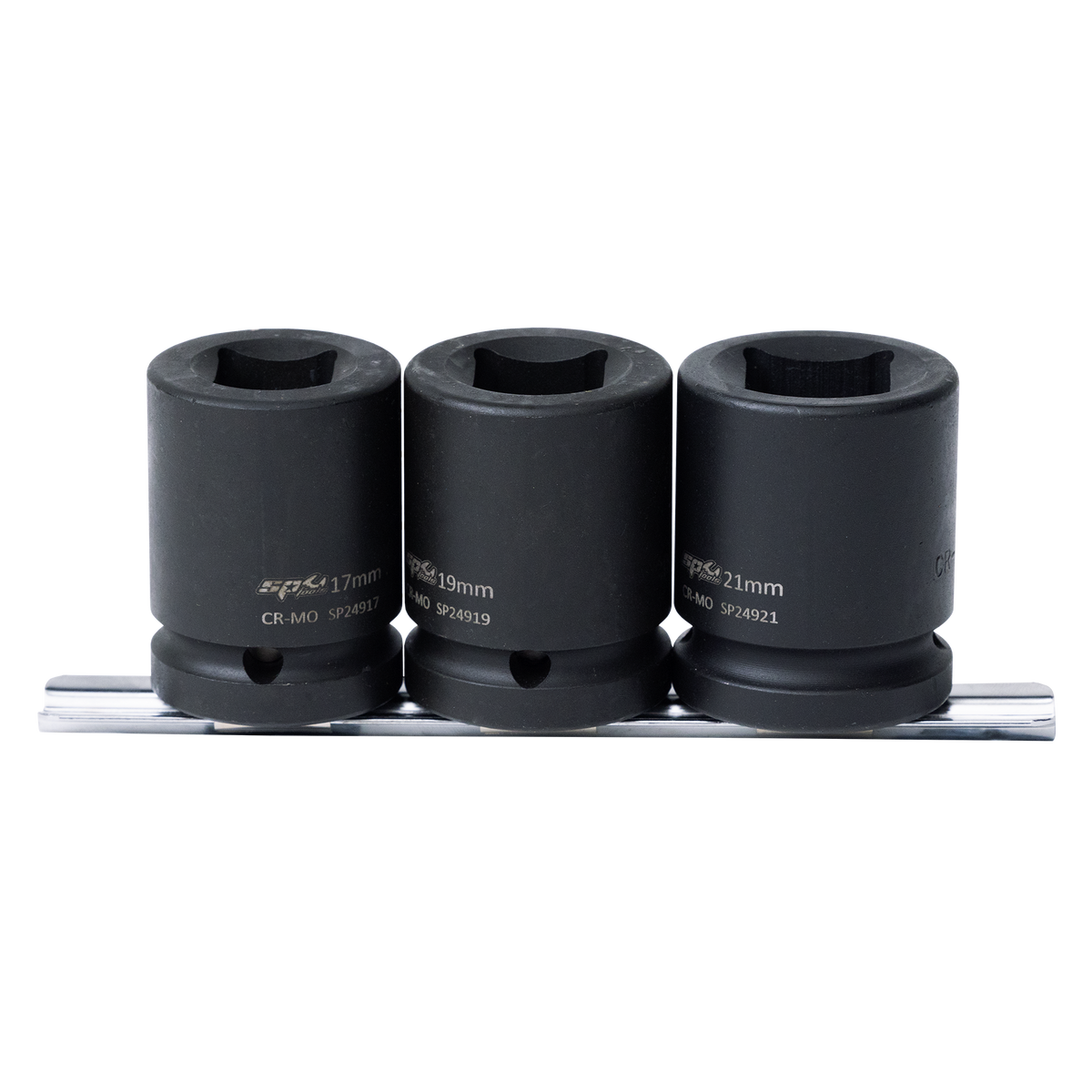 Socket Rail Impact 3/4Dr Double Sq 3Pc Metric