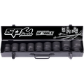 Socket Set Impact 1"Dr 6Pt 9Pc Metric