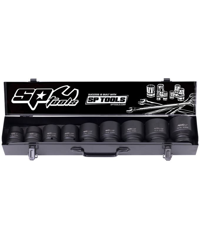 Socket Set Impact 1"DR 6Pt 9Pc SAE - SP20515