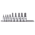 Socket Rail 1/4" & 3/8"Dr 9Pc Inhex Metric
