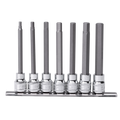 Socket Rail - 3/8" Dr 100Mm Metric Inhex Bit 7Pc Set