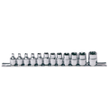 Socket Rail - 3/8" Dr 12Pc E Torx