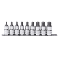 Socket Rail Set 1/2"Dr 9Pc Sae Inhex