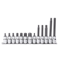 Socket Rail Set 1/2"Dr 13Pc Metric Inhex/Spline