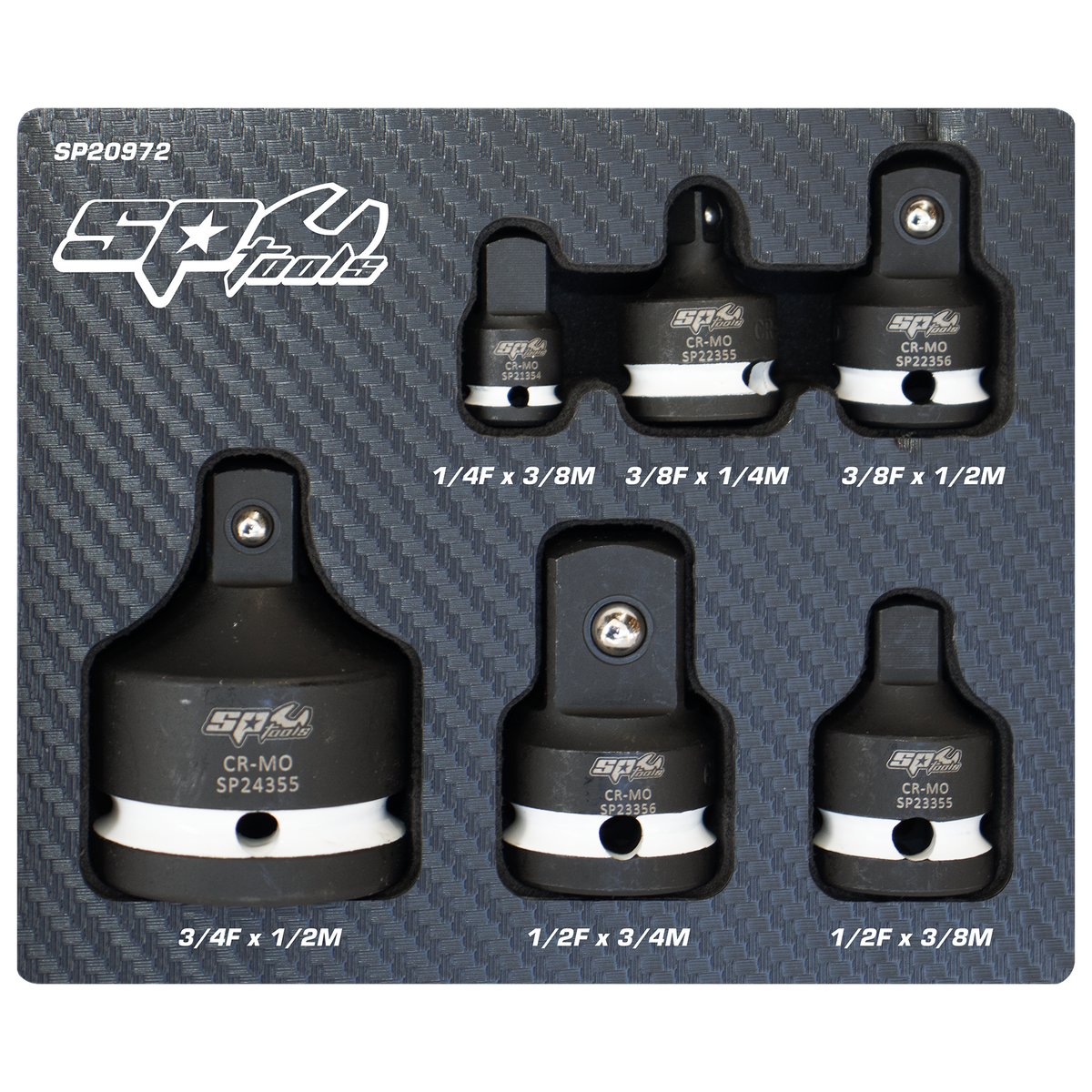 Socket Impact Accessories - Adapter 6Pc Set