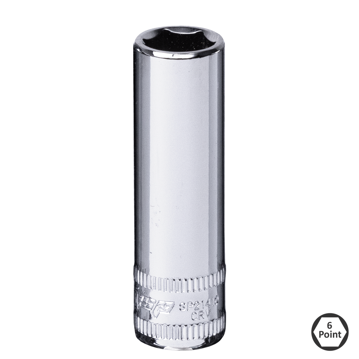 Socket - 1/4"Dr Deep 6Pt Metric 6Mm