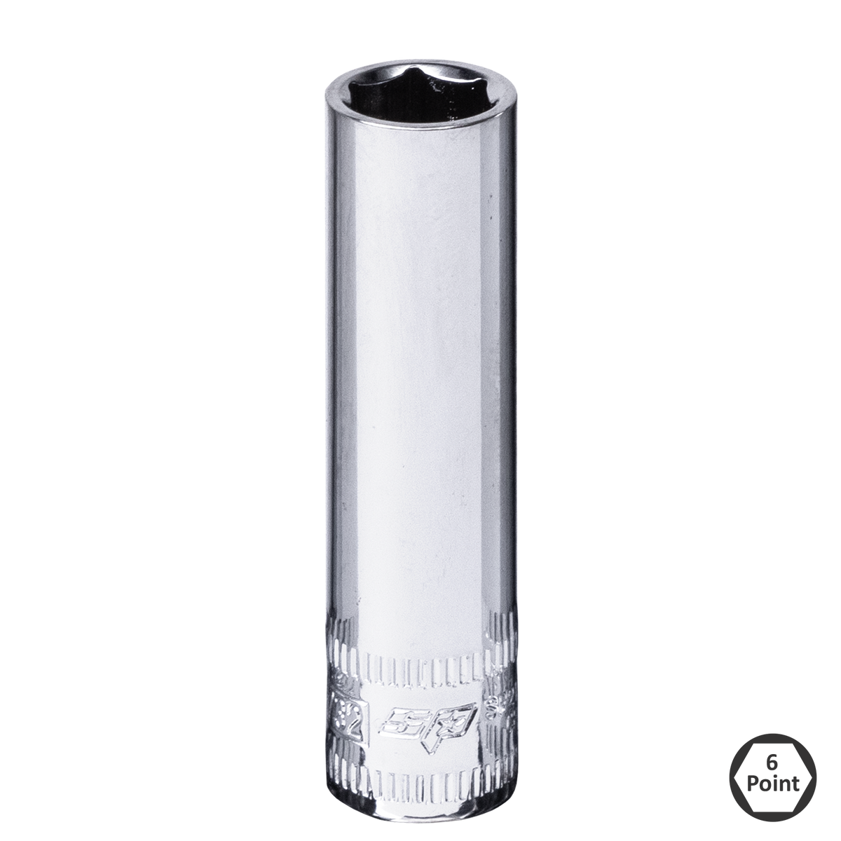 Socket - 1/4"Dr Deep 6Pt Sae 7/32"