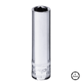 Socket - 1/4"Dr Deep 6Pt Sae 7/16"