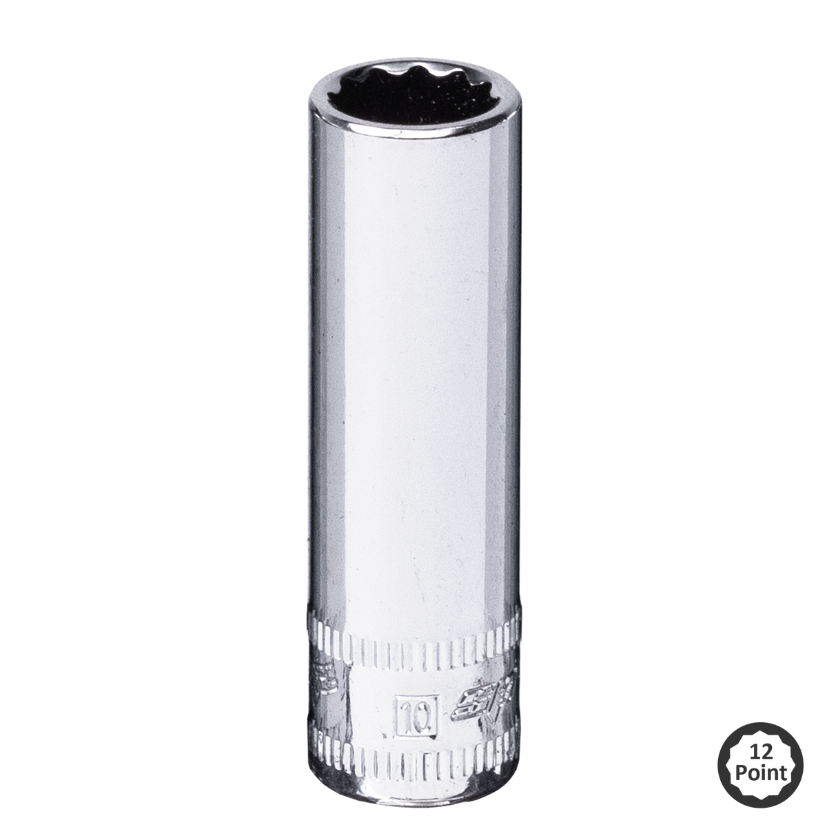Socket - 1/4"Dr Deep 12Pt Metric 6Mm