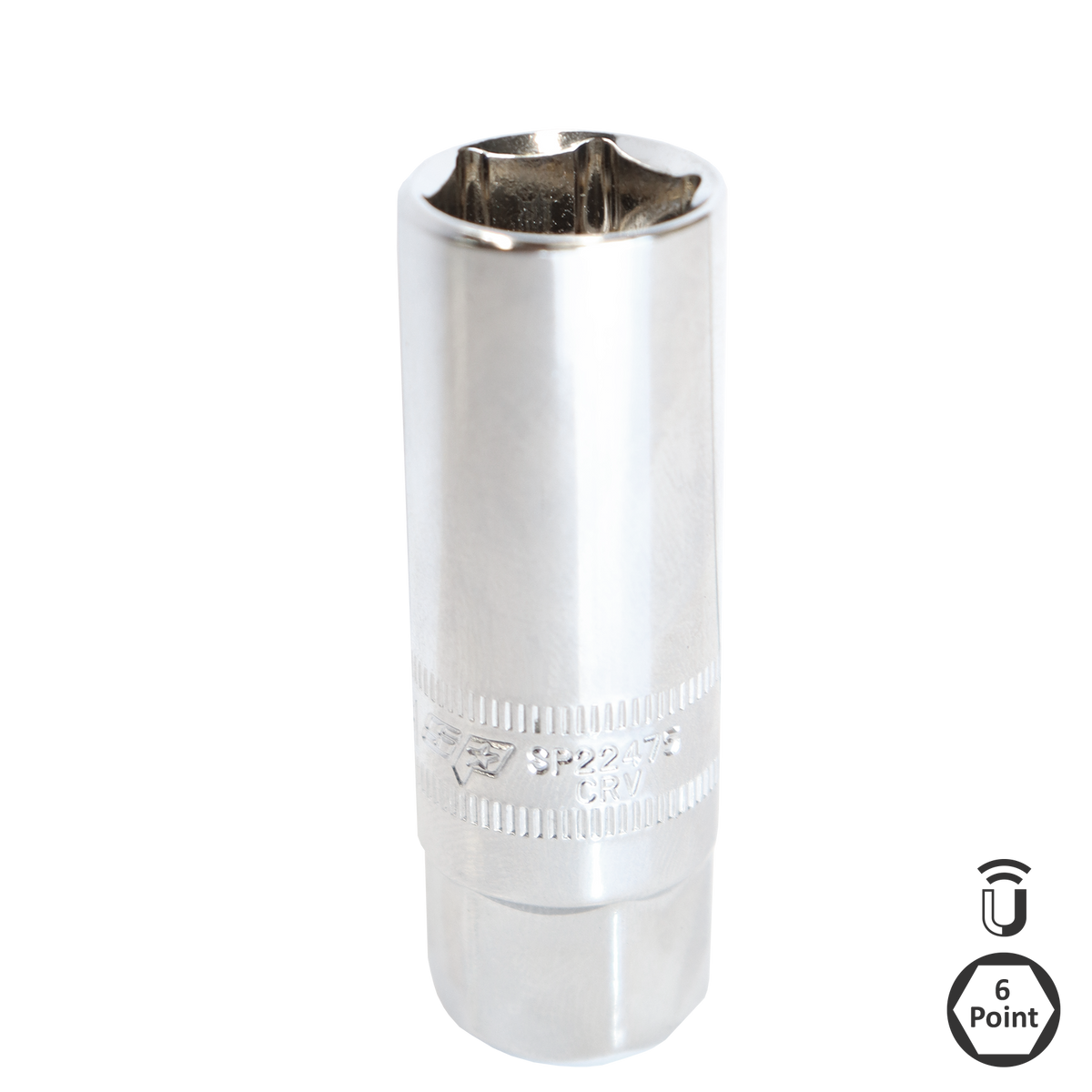 Socket - 3/8"Dr Spark Plug Magnetic Metric 16Mm