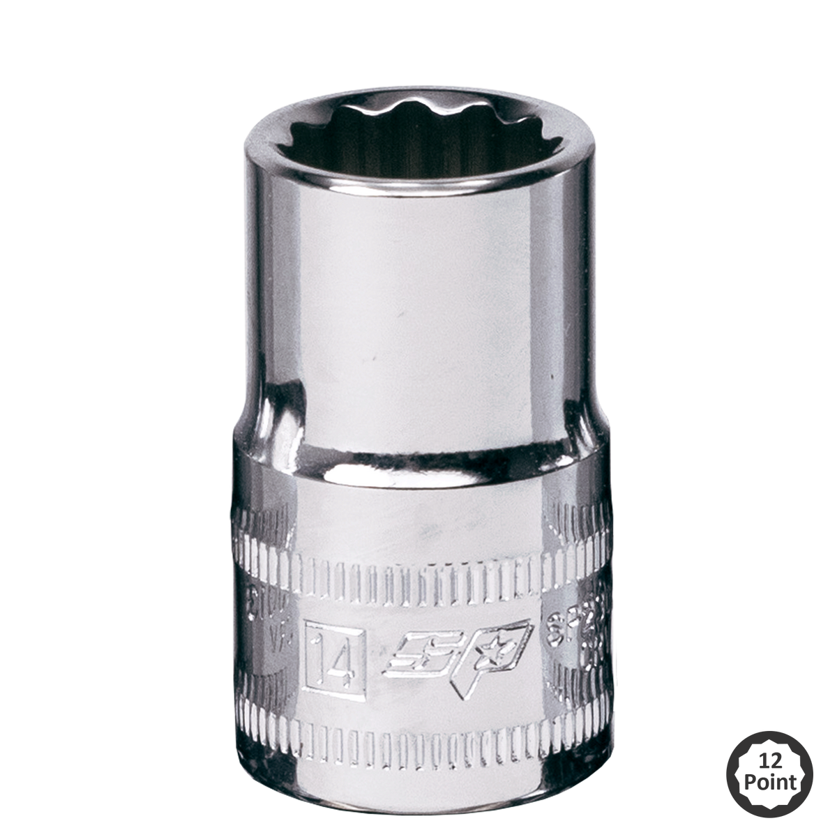 Socket - 1/2"Dr Standard 12Pt Metric 14Mm