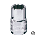 Socket - 1/2"Dr Standard 12Pt Sae 9/16"