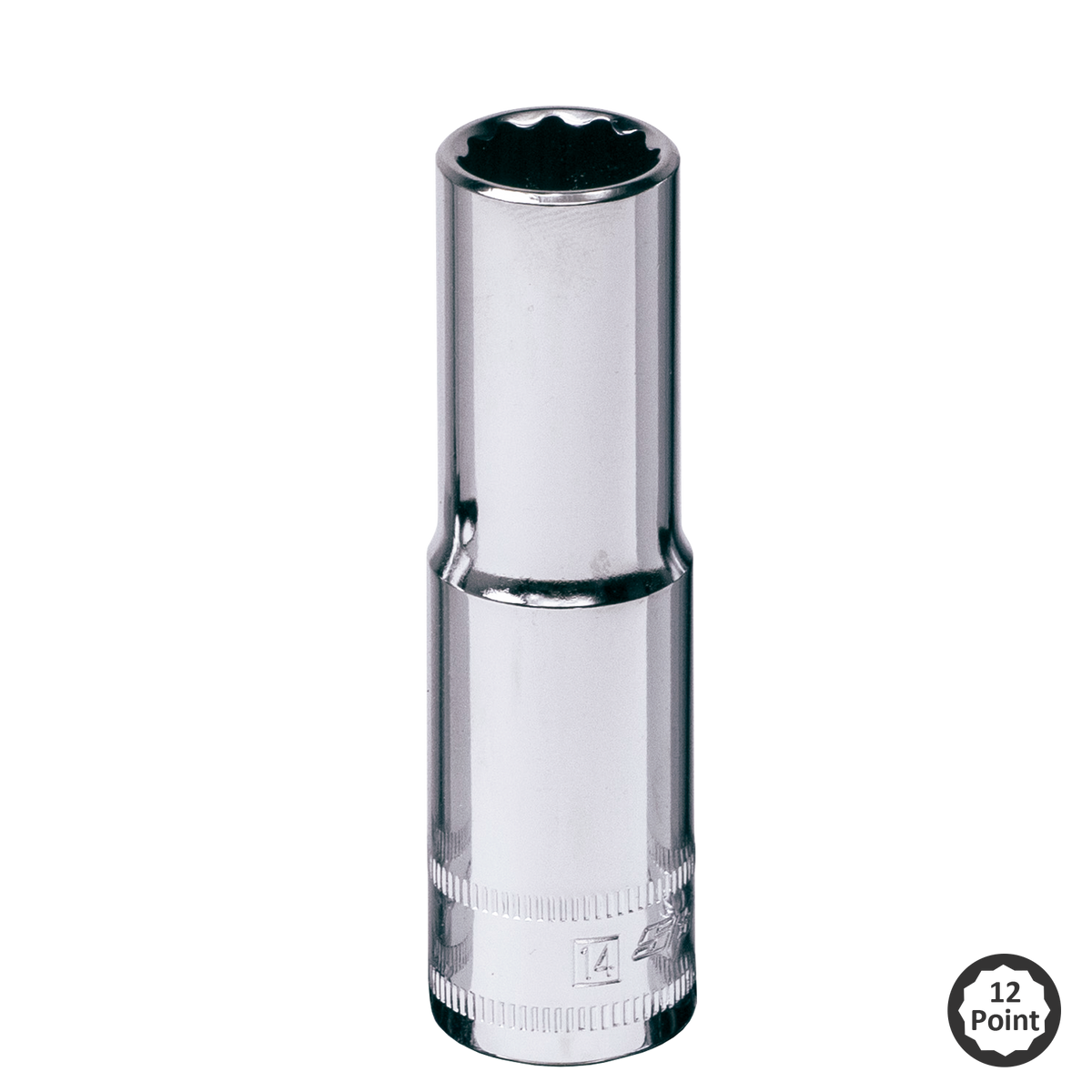 Socket - 1/2"Dr Deep 12Pt Metric 21Mm