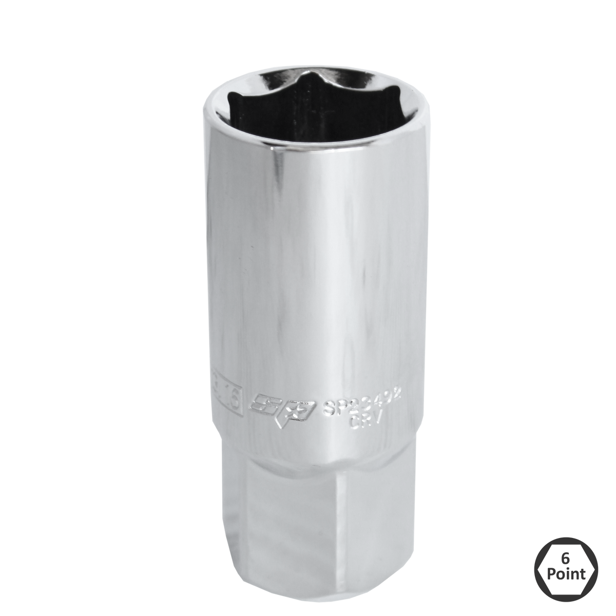 Socket - 1/2"Dr Spark Plug 6Pt Sae 13/16"