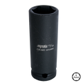 Socket Impact 1/2" Dr 6Pt Deep Sae 1"
