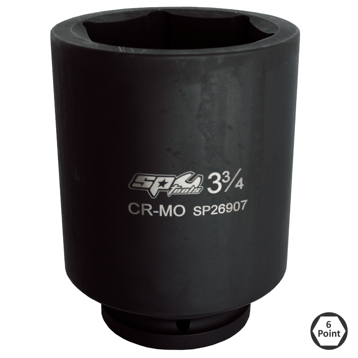 Socket Impact 1-1/2"Dr 6Pt Deep Sae 2-7/8"
