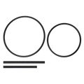2-1/2" Impact Oring And Pin Set