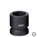 Socket Impact Stubby Metric  1/2"Dr 6Pt 19Mm