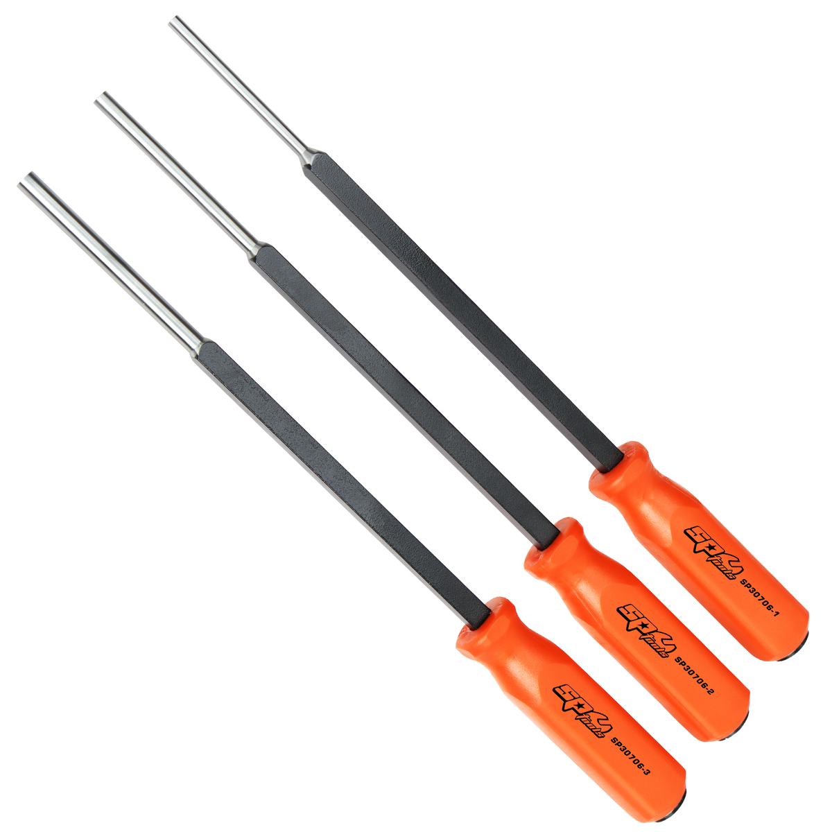 Striking Tools - Pin Punch Extended Reach 3Pc Set