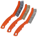 Workshop - Brush Wire 230Mm 3Pc Set - 2 X 18 Row