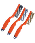 Workshop - Brush Wire 254MM 3Pc Set - 4 X 16 Row - SP30892