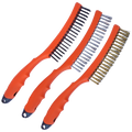 Workshop - Brush Wire 355Mm 3Pc Set - 3 X 19 Row