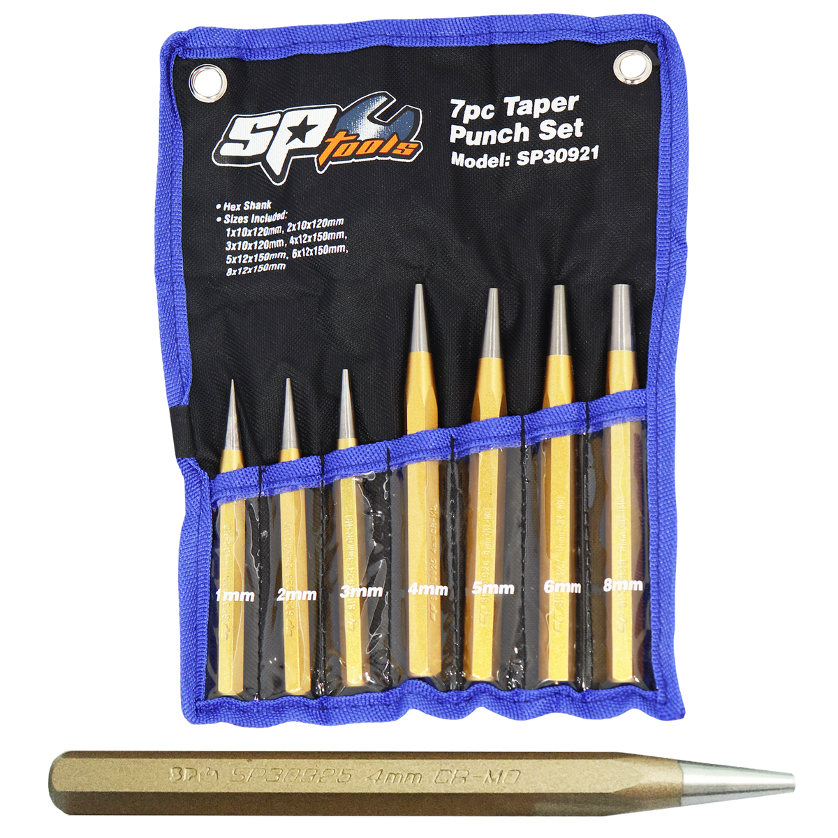 Striking Tools - Taper Punch 7Pc Set