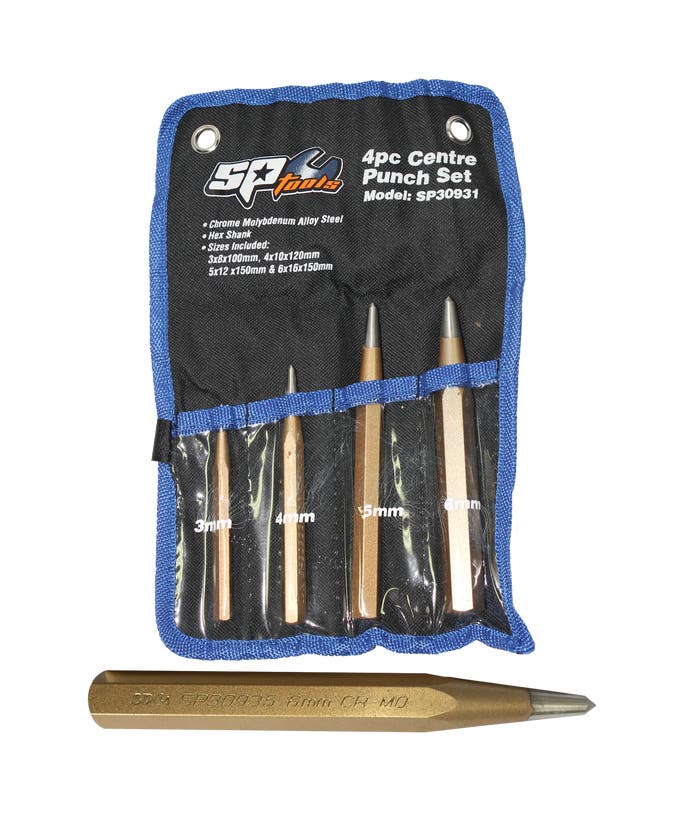 Striking Tools - Centre Punch 4Pc Set - SP30931