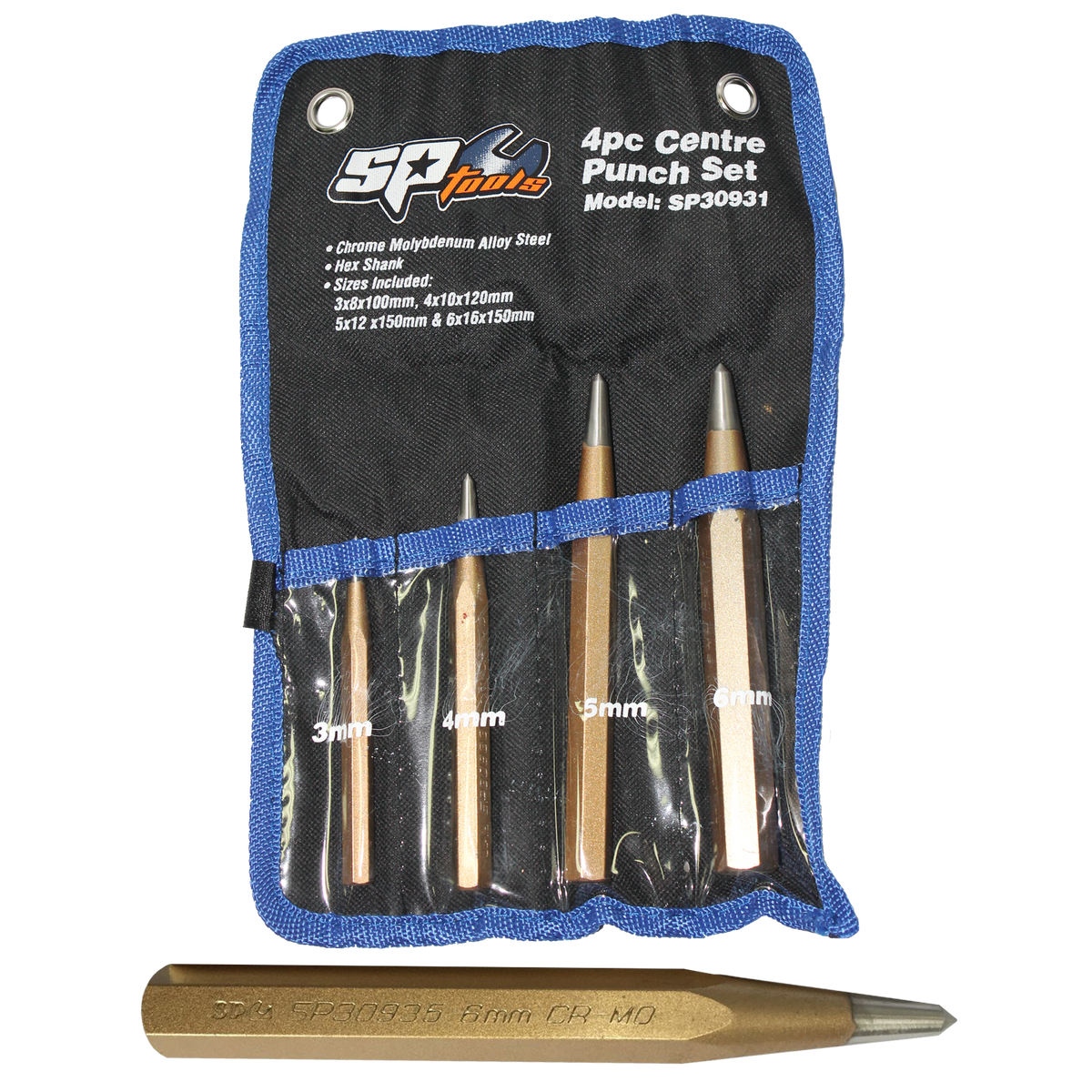 Striking Tools - Centre Punch 4Pc Set