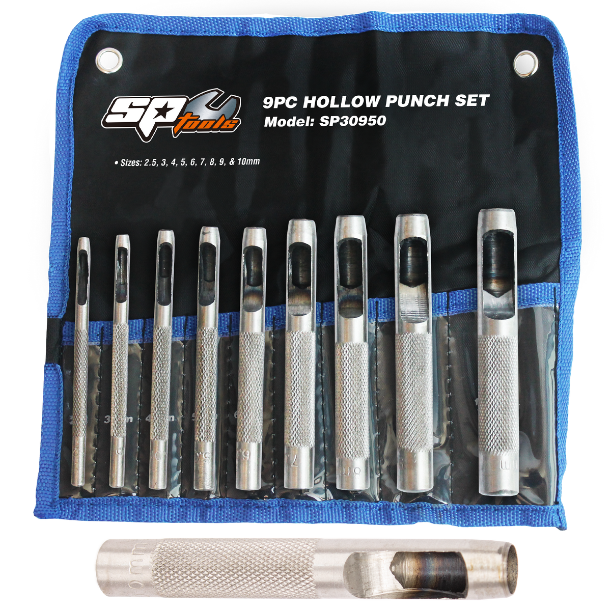 Striking Tools - Hollow Punch 9Pc Set