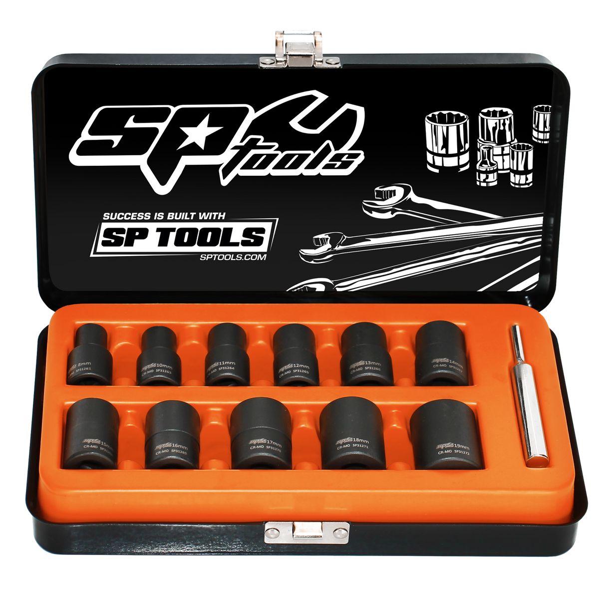 Socket Set Impact Twist 3/8Dr 12Pc Metric